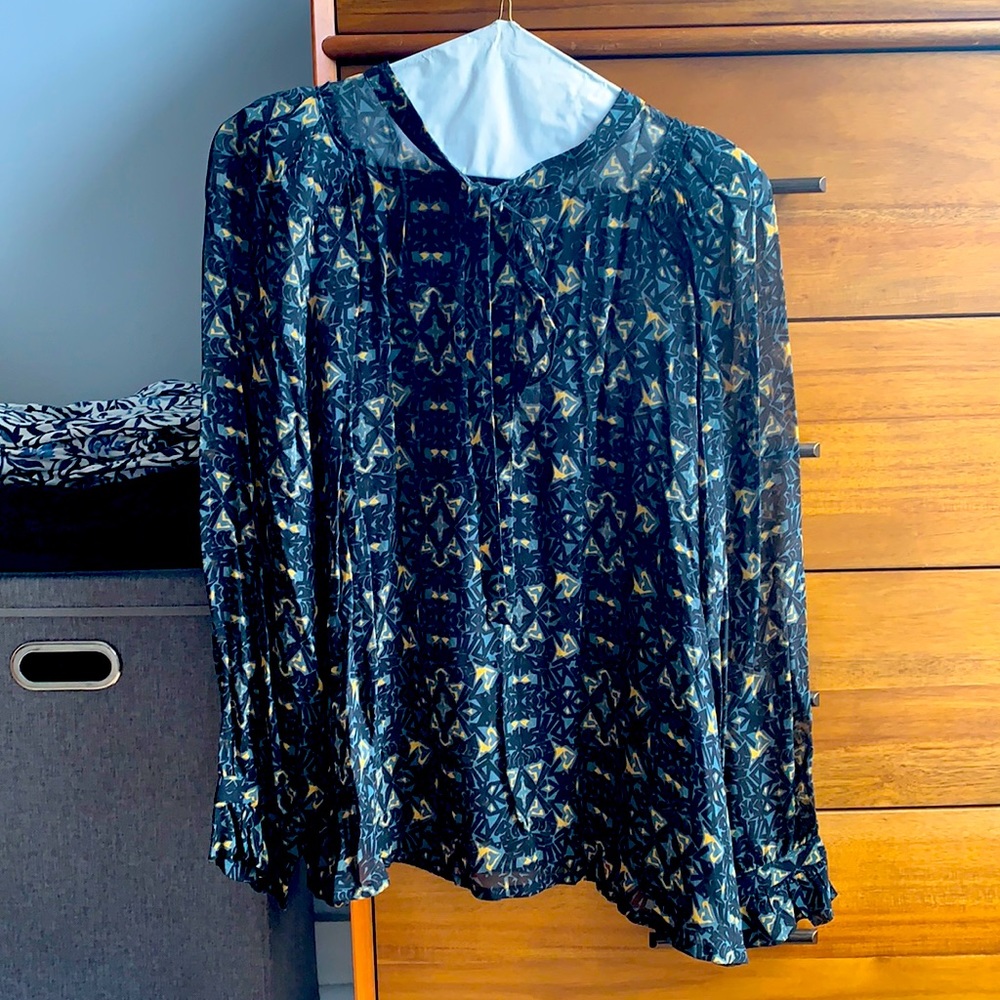 BA&SH Rodeo Crepe Blouse Size 3